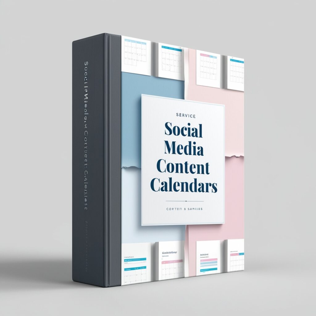 Social media content calendars